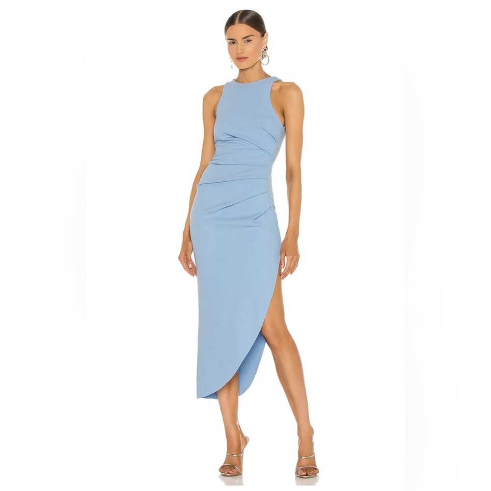 MISHA X REVOLVE Ida Dress in Powder Blue (Size 0)